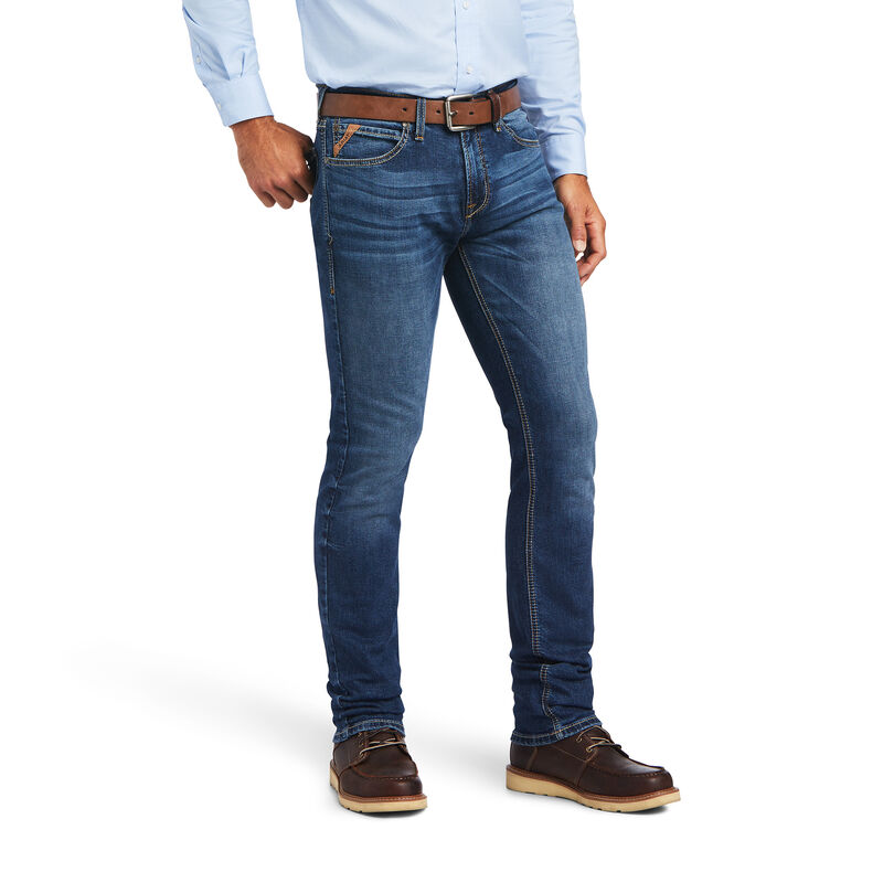 Ariat Jeans Herren - M8 Modern Tekstretch Bodine Slim Leg DunkelBlau ( OIFES-1049 )